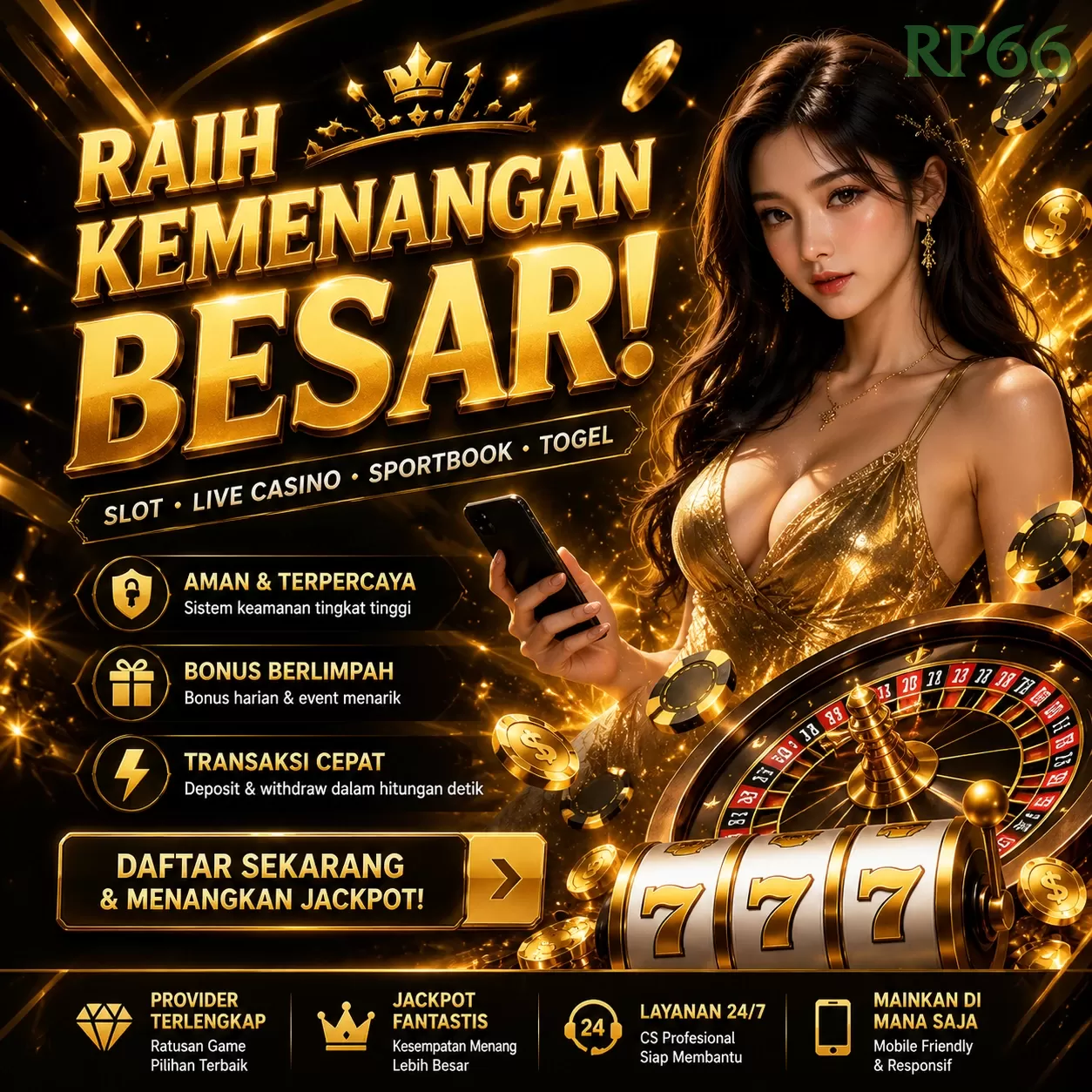 Login rp66 Sekarang Bonus Melimpah